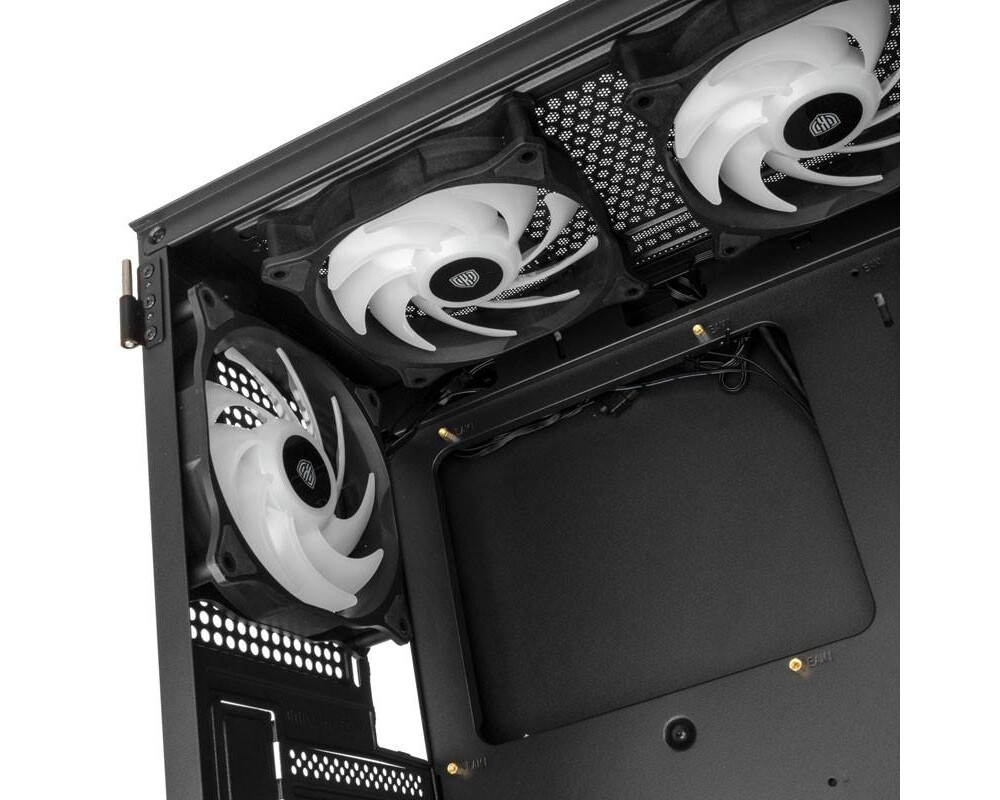 Кутия Kolink Observatory HF Mesh ARGB TG Mid-Tower, Черна 10