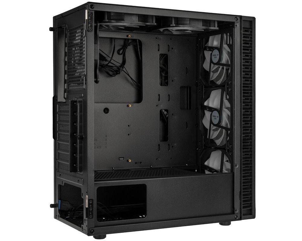 Кутия Kolink Observatory HF Mesh ARGB TG Mid-Tower, Черна 7