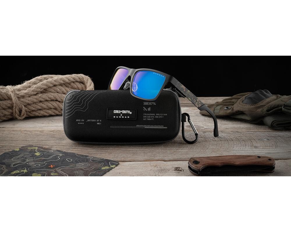 Очила за компютър Комплект GUNNAR x Call of Duty UAV Edition - Onyx/Topo - Amber - Очила + калъф 8