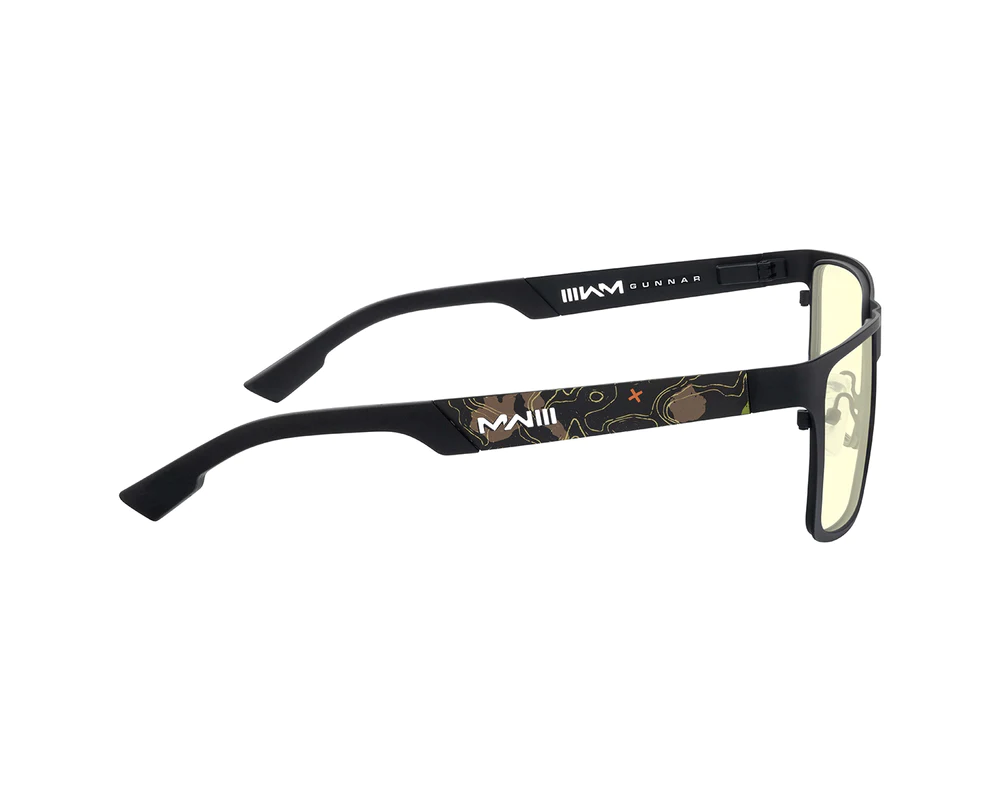 Очила за компютър Комплект GUNNAR x Call of Duty UAV Edition - Onyx/Topo - Amber - Очила + калъф 4
