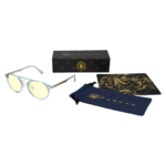 <span>Очила за компютър</span> Комплект GUNNAR x World of Warcraft Alliance Edition Blue Crystal - Amber - Очила + калъф <span class='catalog-num-in-name'>GUN-WOW-01401</span> - 