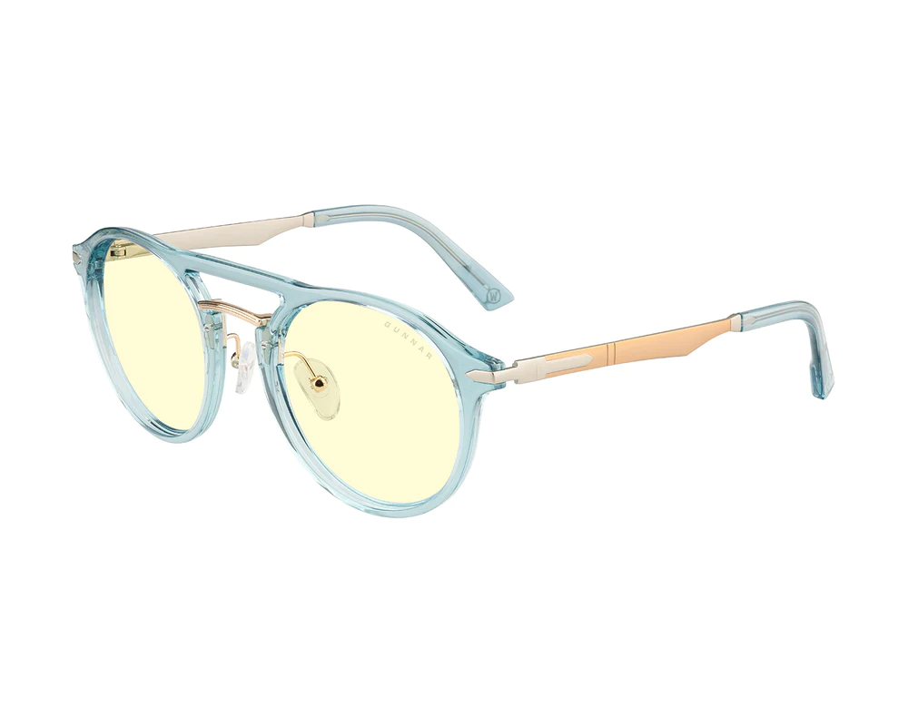 Очила за компютър Комплект GUNNAR x World of Warcraft Alliance Edition Blue Crystal - Amber - Очила + калъф 4