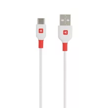  Skross, USB-C - USB-A 2.0 мъжко, 1.2м, Бял 693177 SKCA0001A-C120CN на топ цена - PIC.bg
