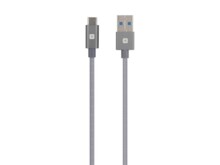  Skross, USB-A - USB-C, Метална оплетка, 1.20 м, Сив 693187 SKCA0012A-C120CN на топ цена - PIC.bg