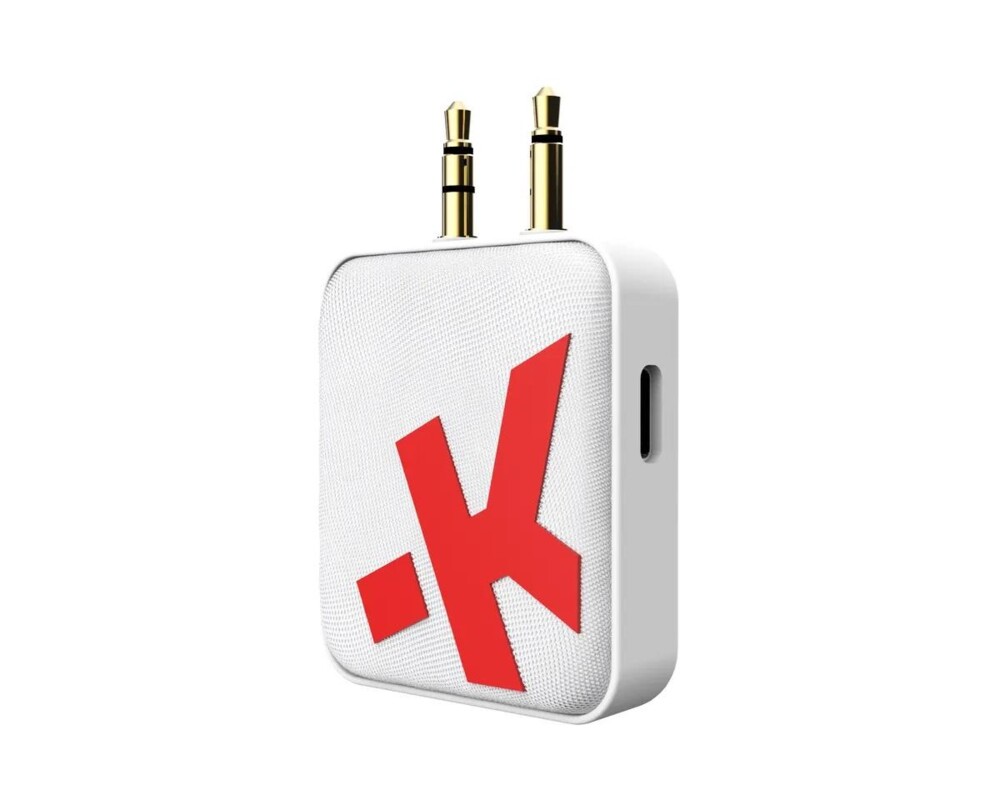 Аудио кабел Skross, 3.5 mm jack към Bluetooth, Бял 3