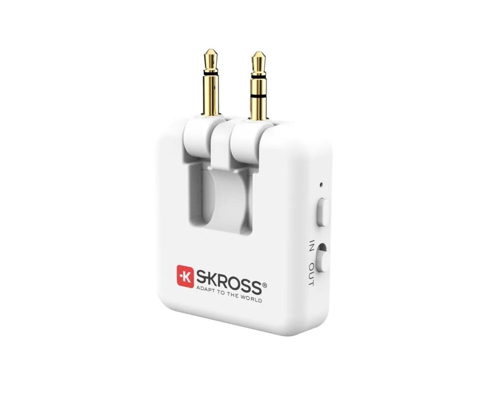 Аудио кабел Skross, 3.5 mm jack към Bluetooth, Бял 4