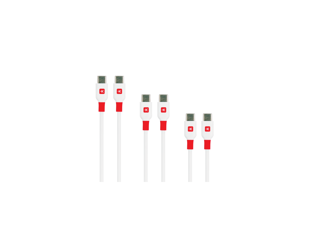 Кабел Комплект кабели Skross, USB-C - USB-C 2.0 мъжко, 0.15/ 1.20/ 2.0 м