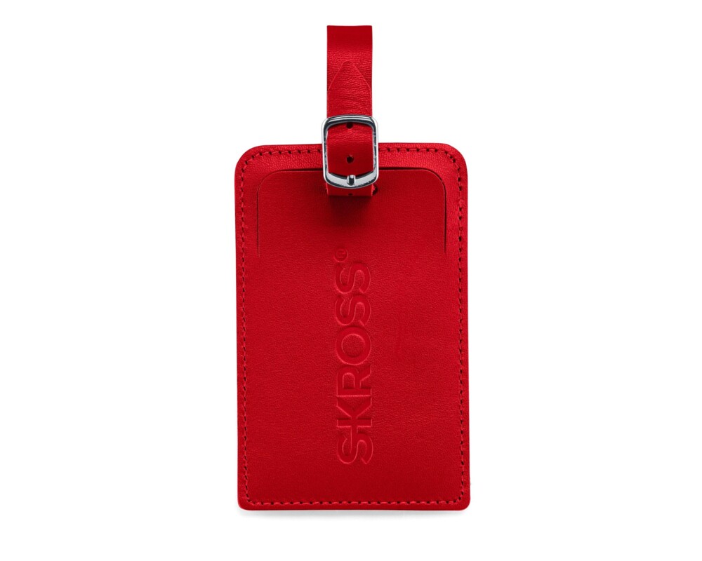 Аксесоар Етикетник за багаж Skross Luggage Tags, Карта за контакт, Червен 2