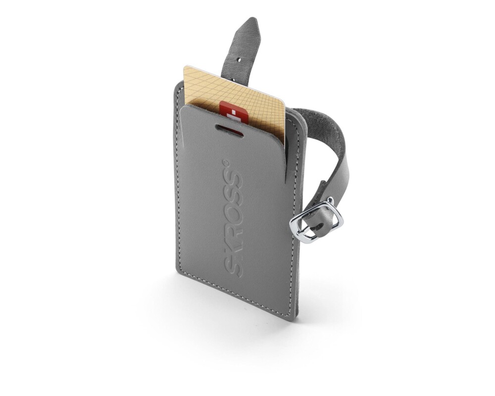 Аксесоар Етикетник за багаж Skross Luggage Tags, Карта за контакт, Сив 3