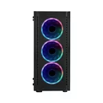 Кутия Spire SPM7022GU3-3RGB, Без захранване, 3 x RGB вентилатора, ATX, mATX 2