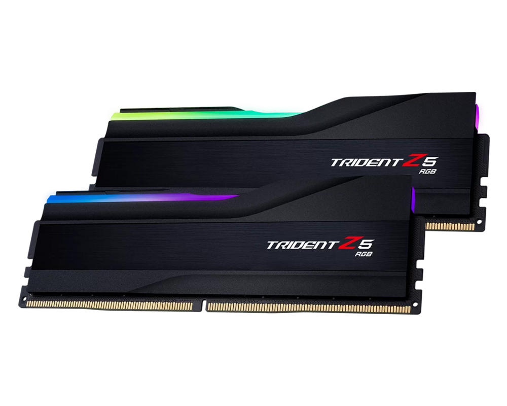 Памет G.SKILL Trident Z5 Black RGB 32GB (2x16GB) DDR5 7600MHz CL36 4