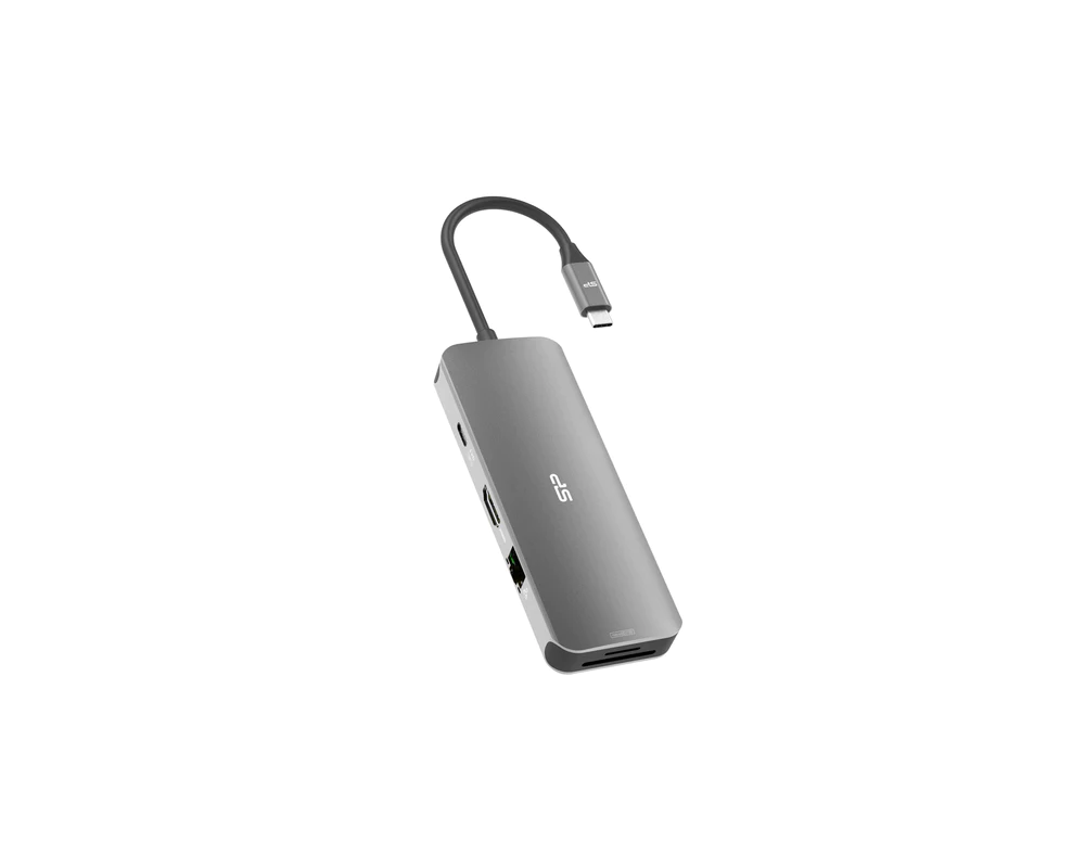 Докинг станция Докинг станция Silicon Power SR30 8 в 1 USB-C 2