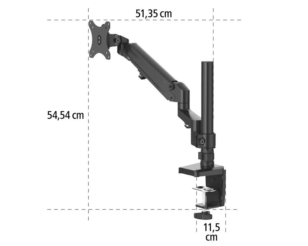 Стойка HAMA, Регулируема, 13"-35", 118496 13