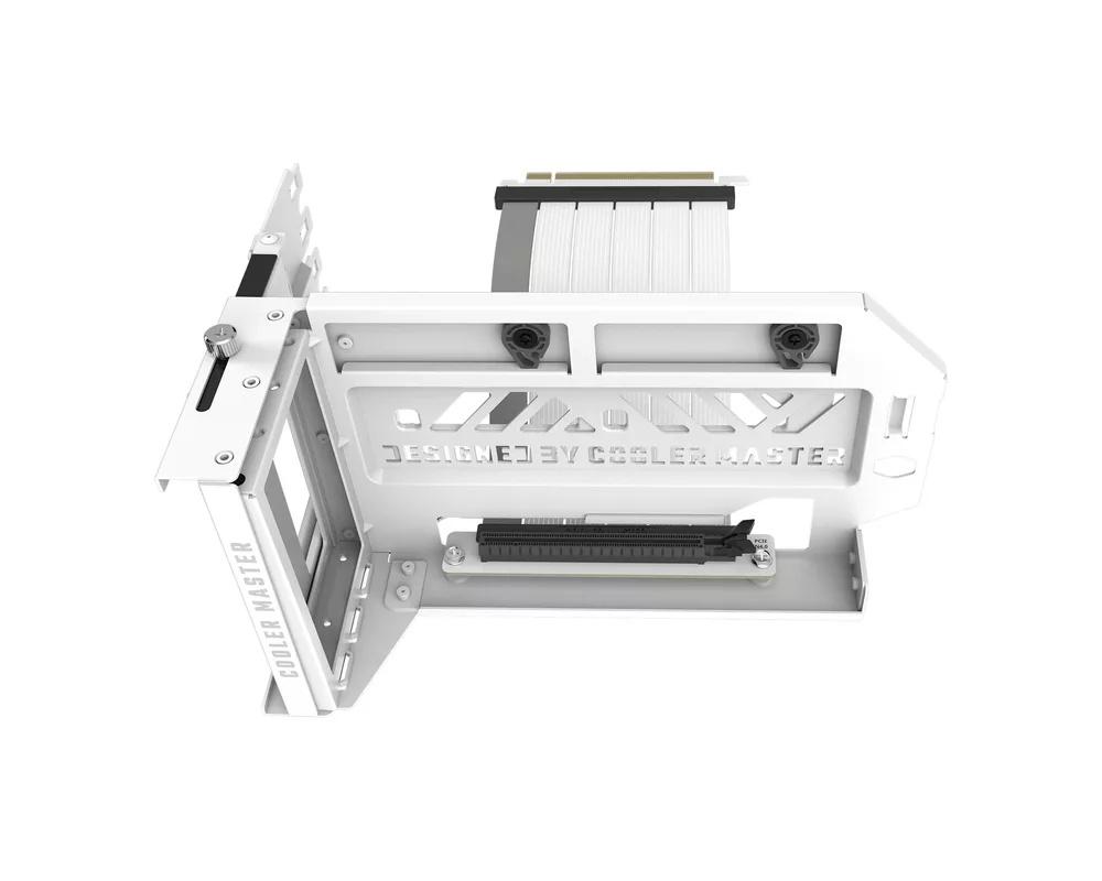 Кабел Холдер Cooler Master GPU holder V3, Кабел за вертикален монтаж на видео карта, Бял 2