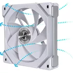 Вентилатор Lian Li Uni Fan SL V2, 120mm, aRGB, Бял 4