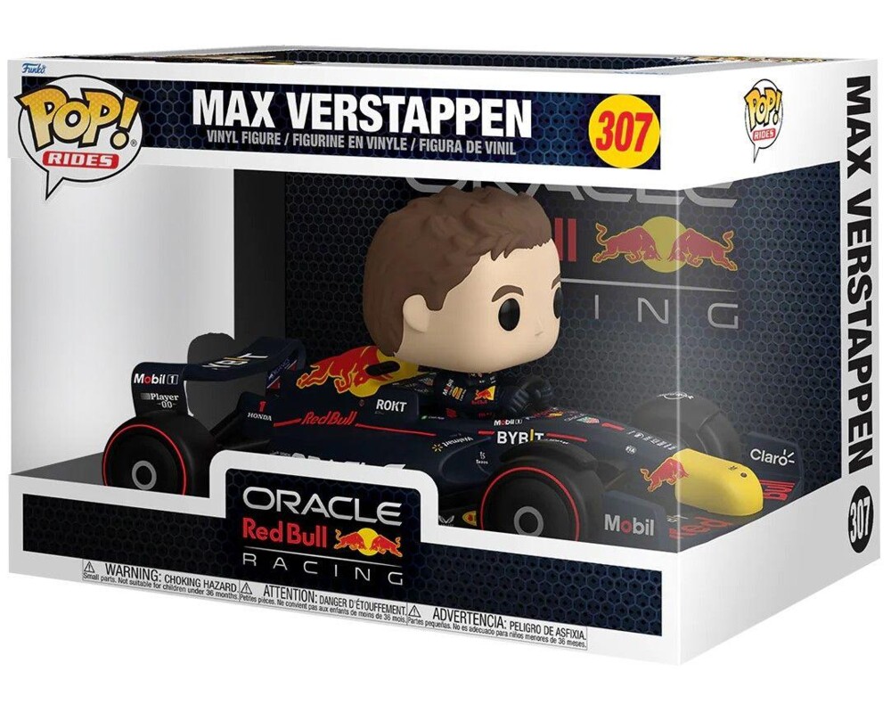 Фигурка Funko Pop! Rides Super Deluxe: Formula 1 Oracle Red Bull Racing - Max Verstappen #307 2