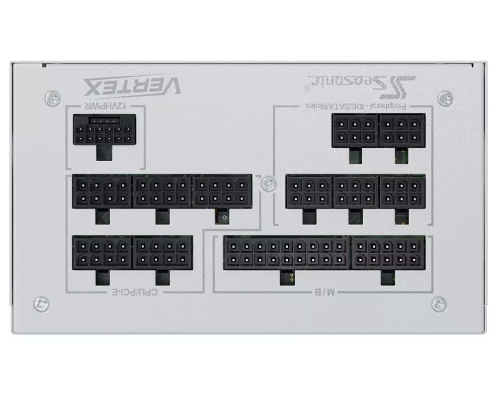 Захранване SEASONIC VERTEX GX-1000 1000W White, 80+ Gold PCIe 5.0, Fully Modular 7