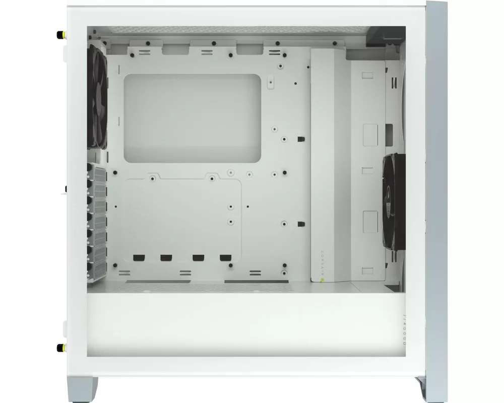 Кутия Corsair 4000D Airflow Mid Tower, Tempered Glass, Бяла 5