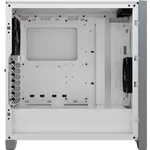 Кутия Corsair 4000D Airflow Mid Tower, Tempered Glass, Бяла 4