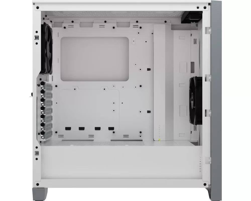 Кутия Corsair 4000D Airflow Mid Tower, Tempered Glass, Бяла 4