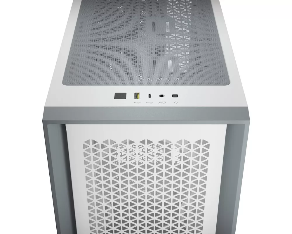 Кутия Corsair 4000D Airflow Mid Tower, Tempered Glass, Бяла 3