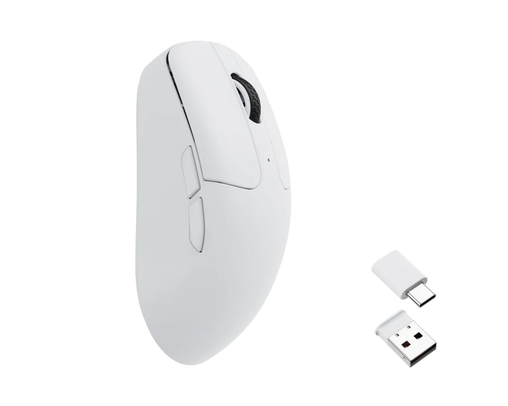 Мишка Геймърска Безжична мишка Keychron M2 Mini, Matte White 2