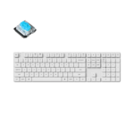 <span>Клавиатура</span> Геймърска механична клавиатура Keychron K5 Pro White QMK/VIA Full-Size Hot-Swappable Low-Profile Gateron Blue Switches RGB Backlight <span class='catalog-num-in-name'>K5P-Q2</span> - 