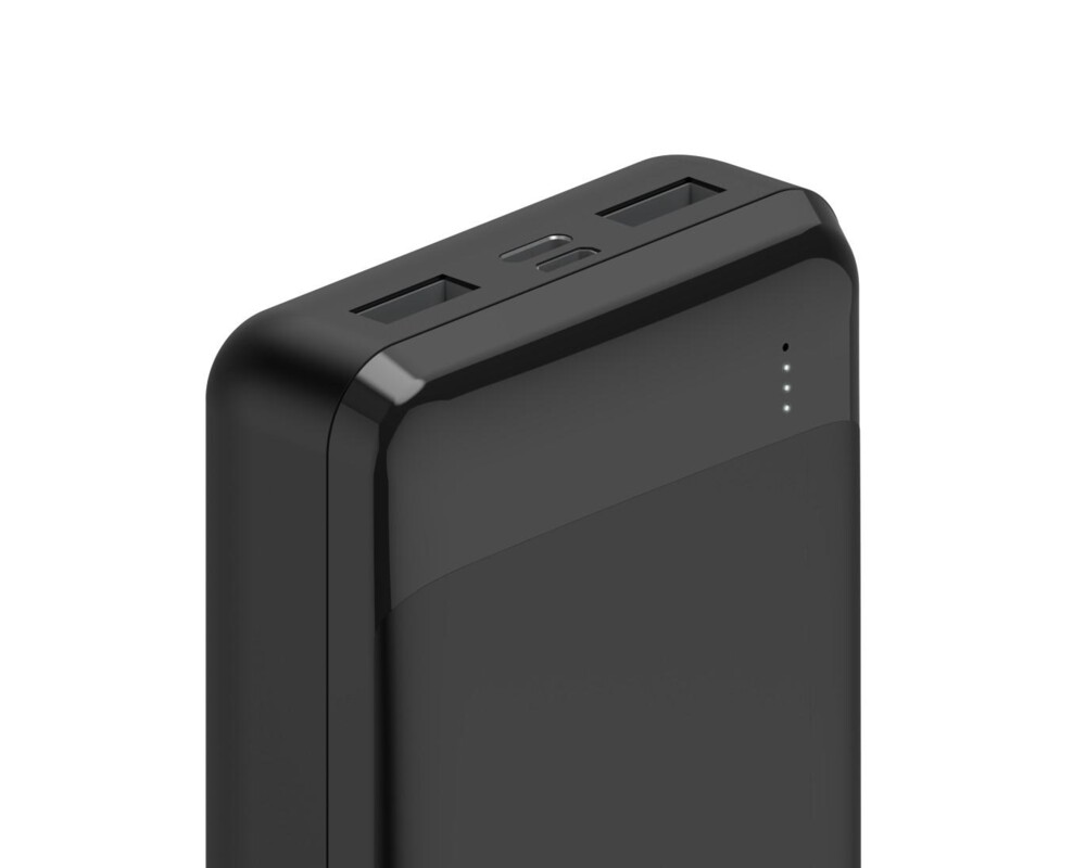 Външна батерия HAMA "Eco Power 20", 20000 mAh, Изходи: 1 x USB-C, 2 x USB-A, Черна 5