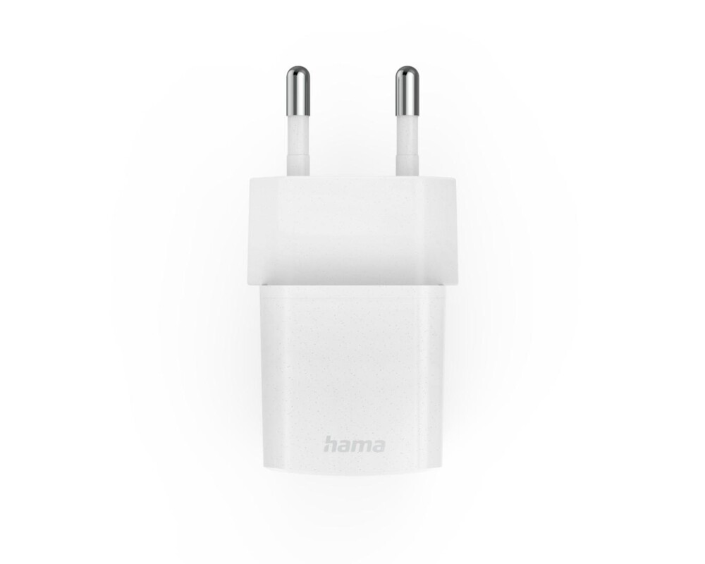 Зарядно Бързо мини зарядно HAMA "Eco", USB-C (PD) / Qualcomm® 3.0, 25 W, бяло 4