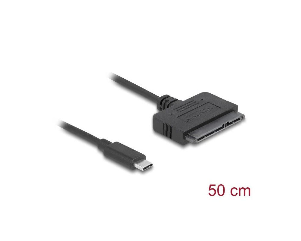 Адаптери RAID Delock, USB Type-C - 22 pin SATA 6 Gb/s 2