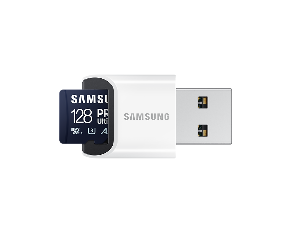 Флаш карта Samsung 128GB micro SD Card PRO Ultimate with USB Reader  9