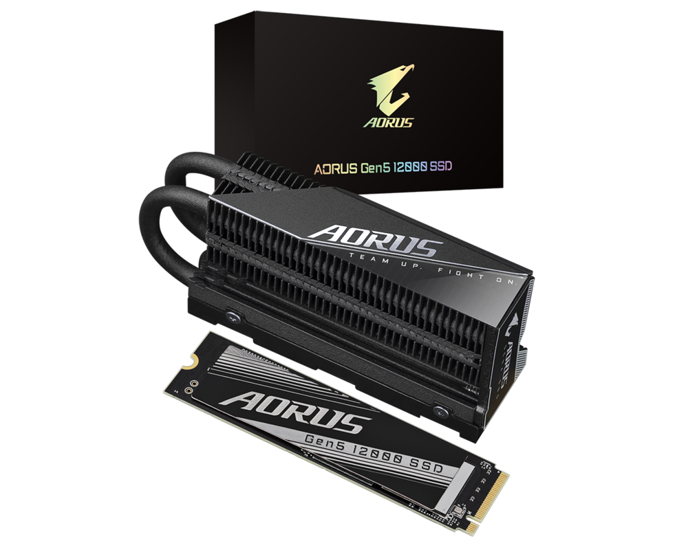 SSD SSD Gigabyte AORUS 12000, 1TB, NVMe, PCIe Gen5 5
