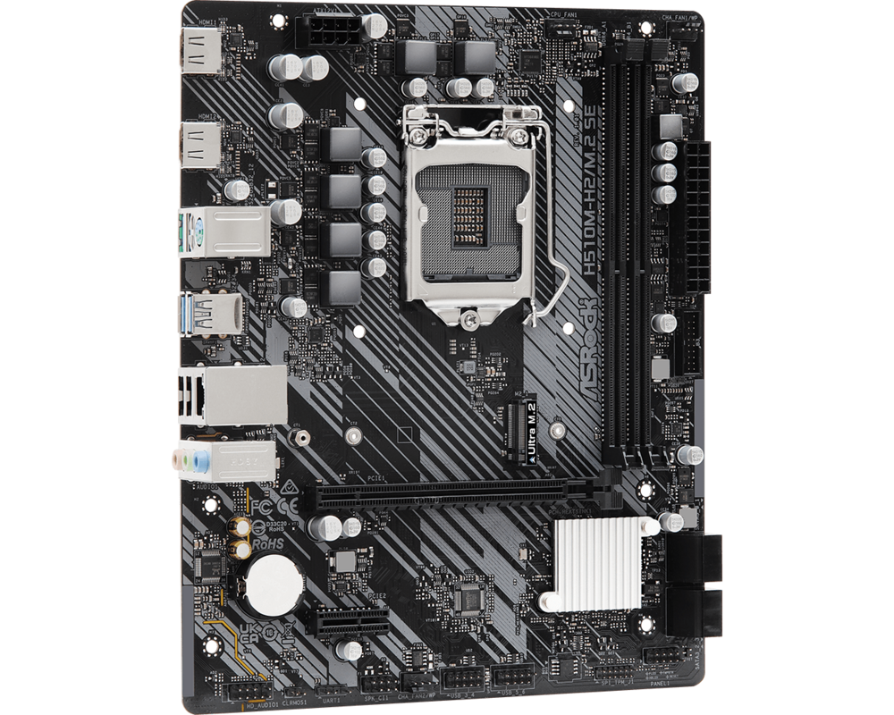 Дънна платка ASROCK MB LGA1200 H470 2 x DDR4 DIMM 1 x... 10