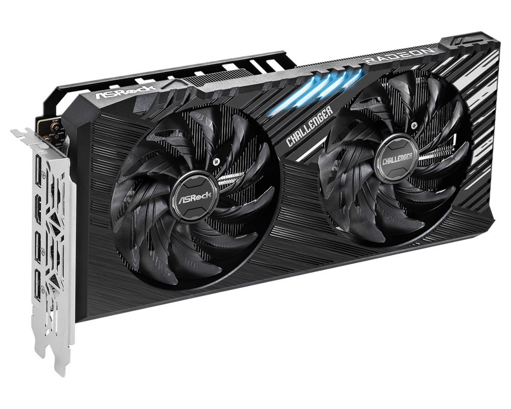 Видеокарта ASROCK AMD RADEON RX 7600 XT Challenger 16GB OC GDDR6 2
