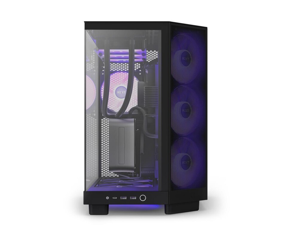 Кутия NZXT H6 Flow RGB Matte Black - Middle Tower 2
