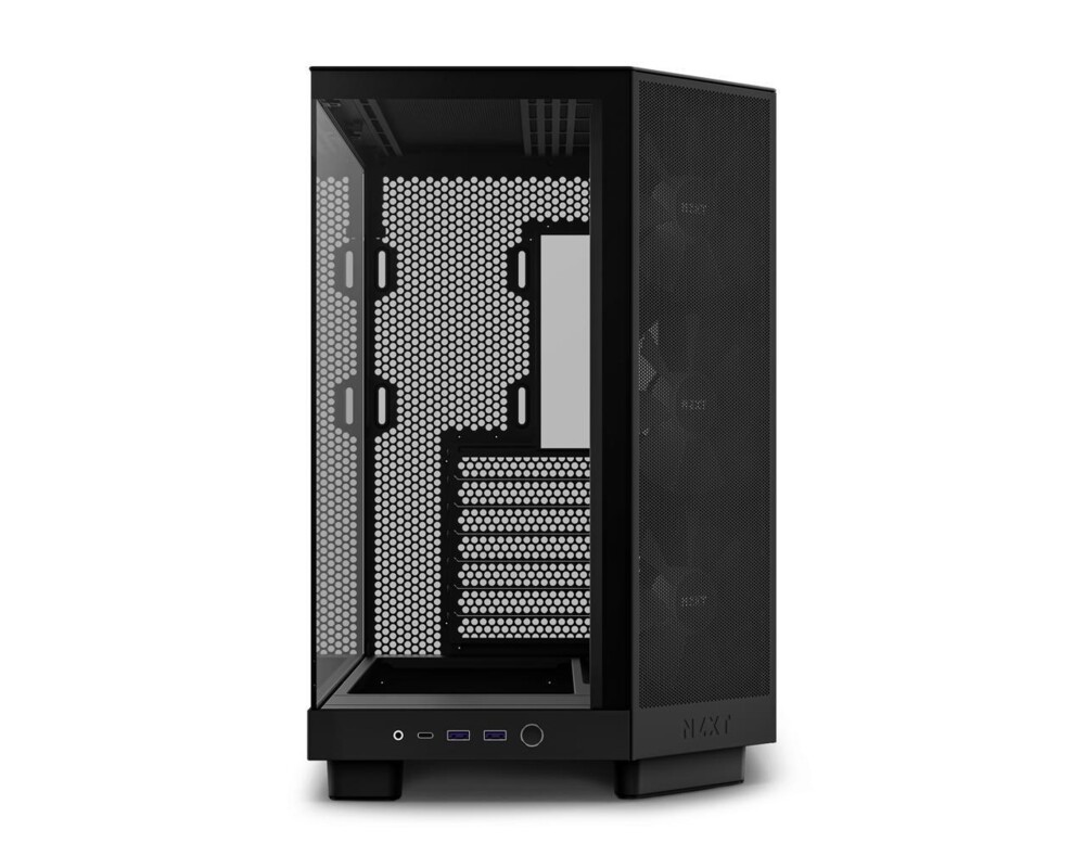 Кутия NZXT H6 Flow RGB Matte Black - Middle Tower 9