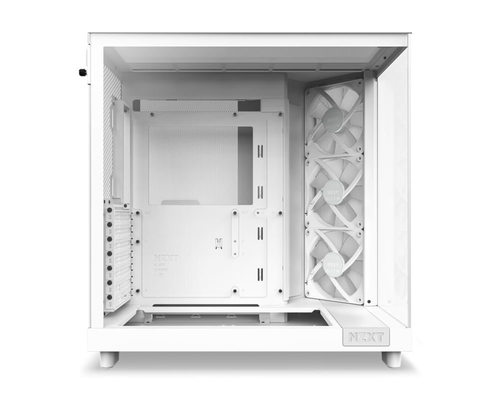 Кутия NZXT H6 Flow RGB Matte White - Middle Tower 14