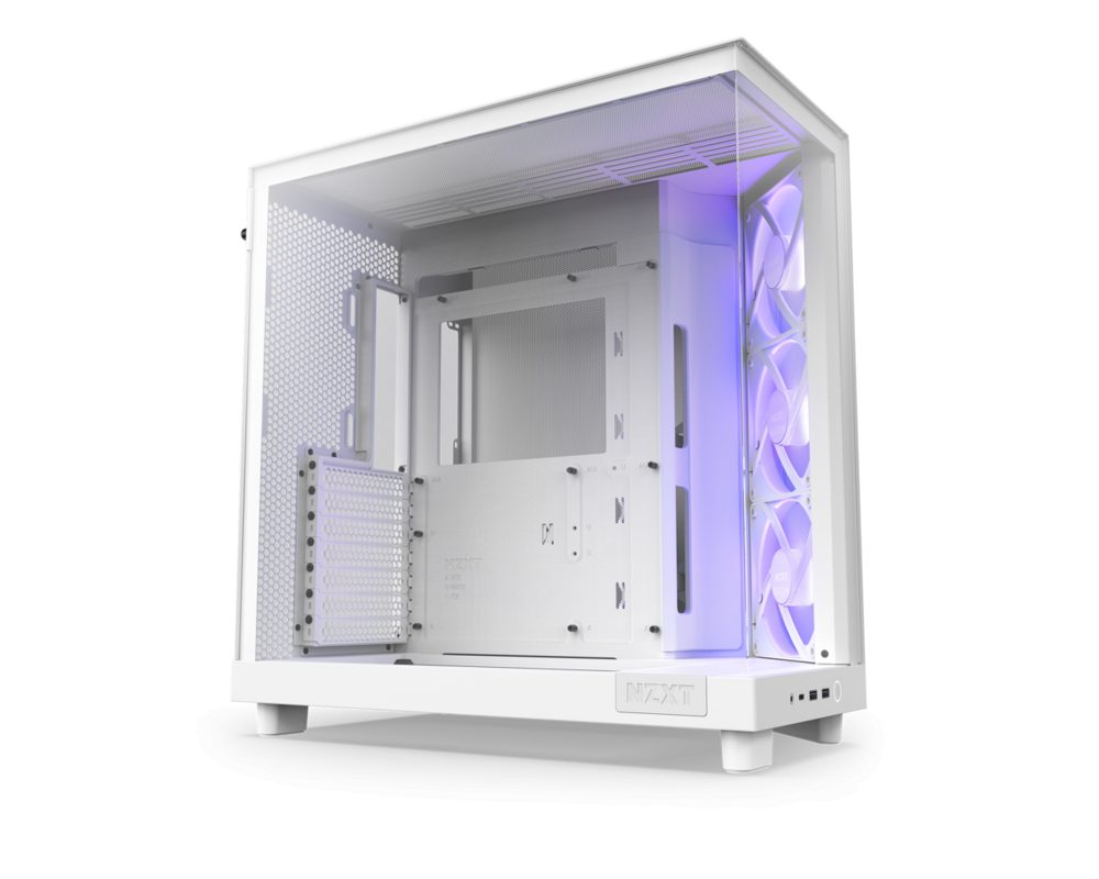 Кутия NZXT H6 Flow RGB Matte White - Middle Tower 2