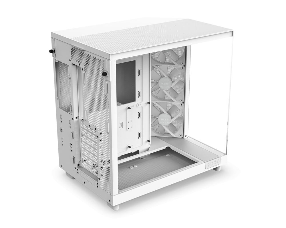 Кутия NZXT H6 Flow RGB Matte White - Middle Tower 8