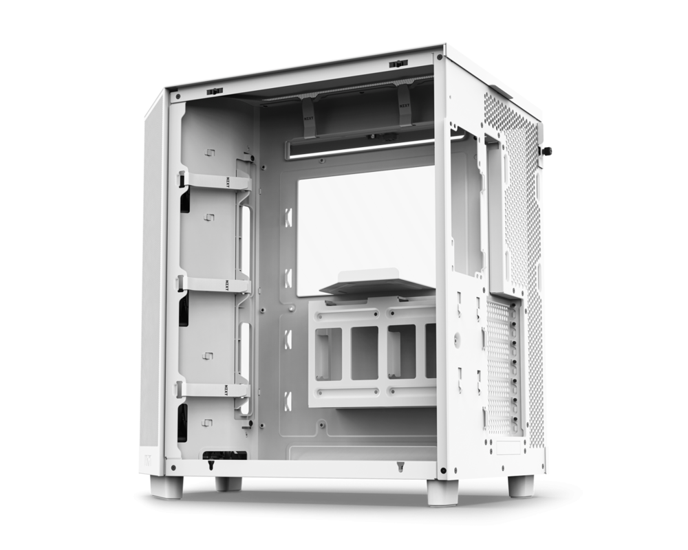 Кутия NZXT H6 Flow RGB Matte White - Middle Tower 10