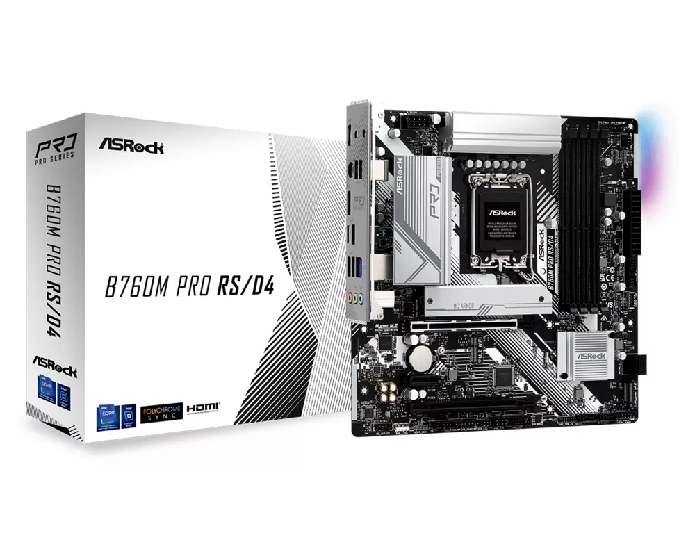 Дънна платка ASROCK MB Desktop B760M PRO RS/D4 5