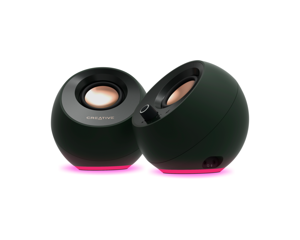 Аудио система Creative PEBBLE PRO, 2.0, RGB, Черна 7