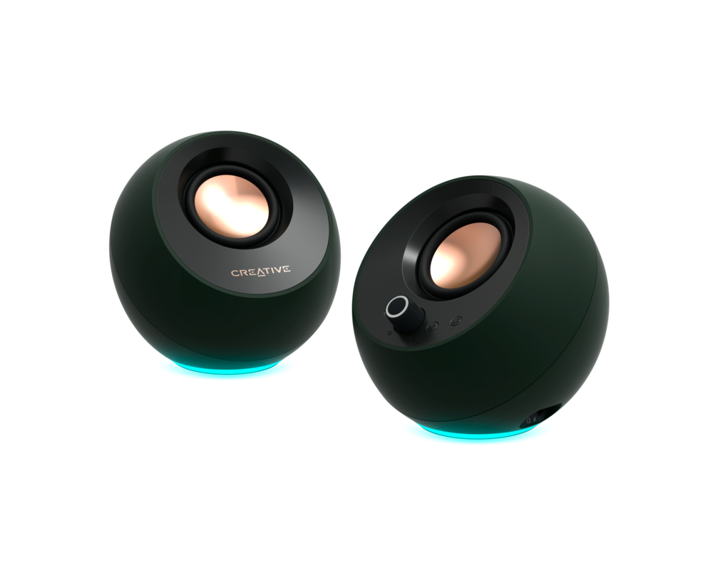 Аудио система Creative PEBBLE PRO, 2.0, RGB, Черна 8