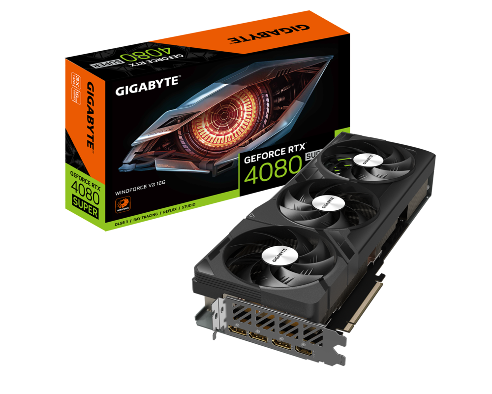 Видеокарта GIGABYTE RTX 4080 SUPER WINDFORCE V2 16GB GDDR6X 8