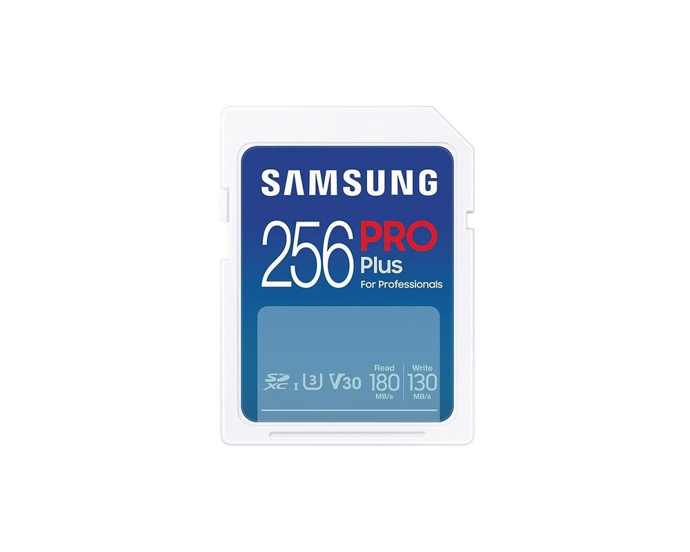 Флаш карта Samsung PRO Plus, SD Card, 256GB, USB Четец, Бяла 3