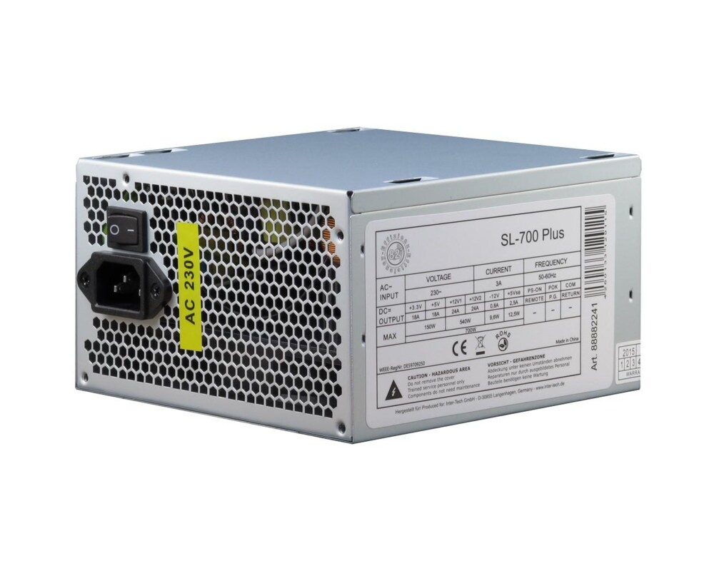 Захранване Inter-Tech SL-700 PLUS, 700W, ATX 2