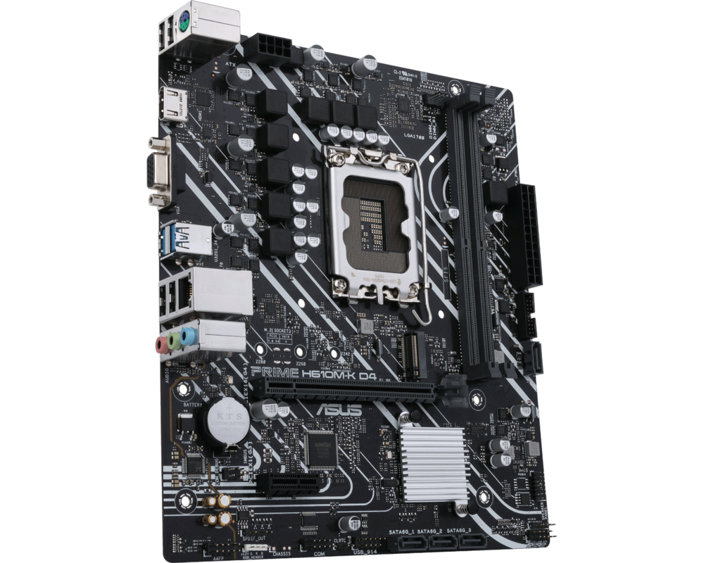 Дънна платка ASUS PRIME H610M-K D4, LGA 1700 mATX 8
