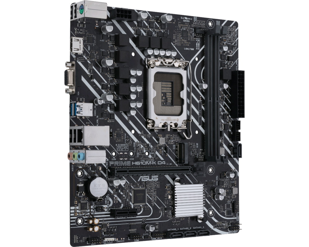 Дънна платка ASUS PRIME H610M-K D4, LGA 1700 mATX 7