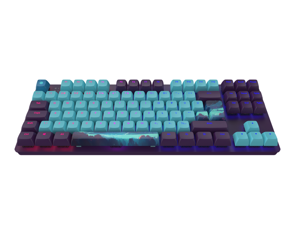 Клавиатура Геймърскa механична клавиатура Dark Project 87 Night Sky RGB TKL - G3MS Sapphire Switches, ABS 2