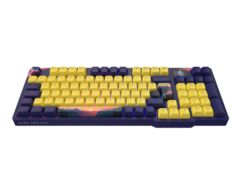 Клавиатура Геймърскa механична клавиатура Dark Project 98A Sunset RGB - G3MS Sapphire Switches, PBT 2
